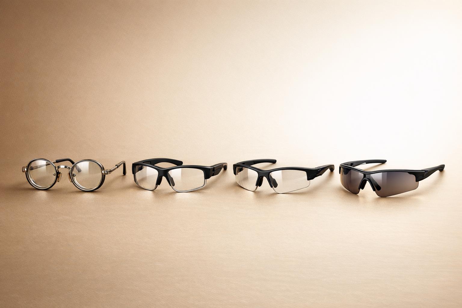 Evolution of Sports Glasses Materials Over Time