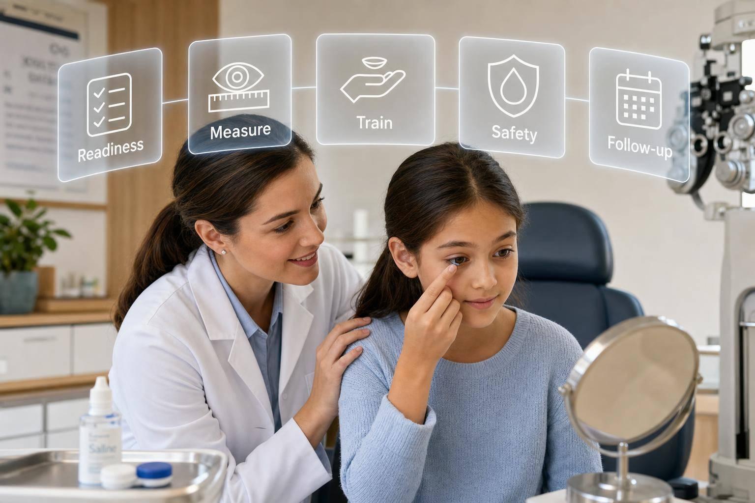 How Pediatric Contact Lens Fittings Work